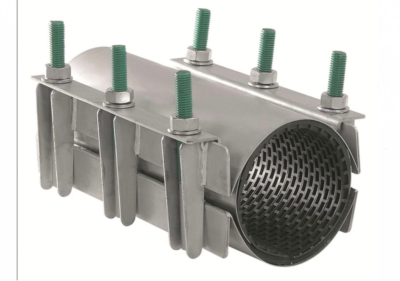 STAINLESS STEEL REPAIR CLAMPS  Double band