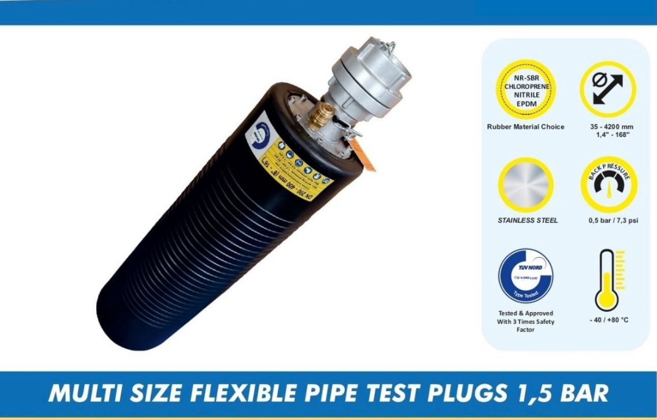 INFLATABLE PIPE TESTING PLUG